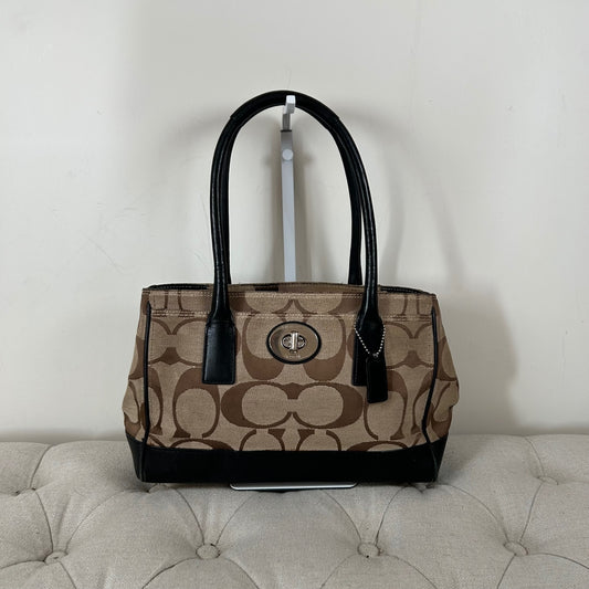 Coach Madeline Brown Monogram Shoulder Bag G0982-F13571