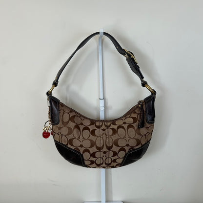 Coach Brown Monogram Hobo Shoulder Bag H0768-11371