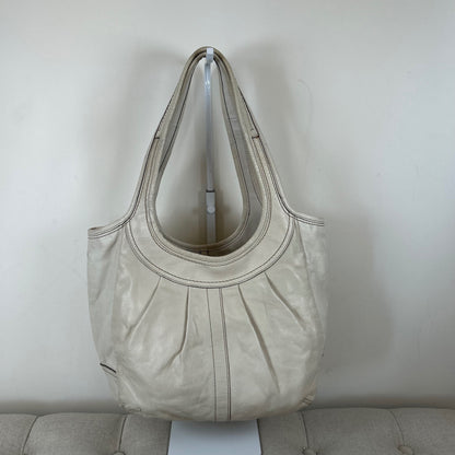 Coach White Leather Ergo Shoulder Bag B0873-12240