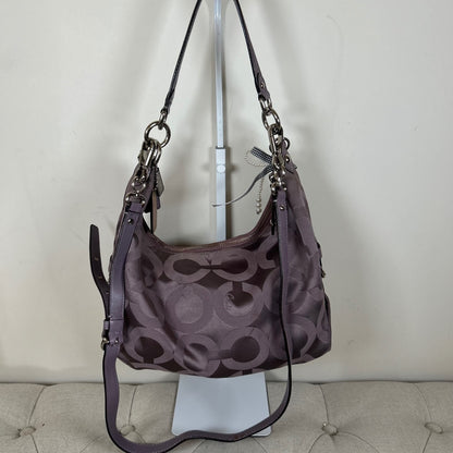 Coach Lilac Convertible Crossbody Hobo Bag D1082-14367