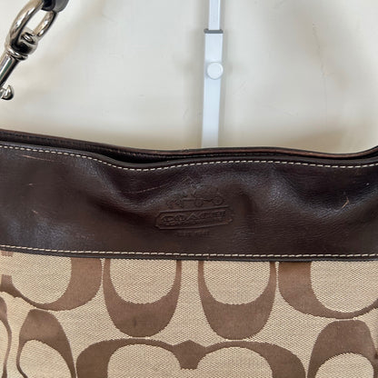 Coach Brown Monogram Large Zoe Shoulder Bag K0932-F12674