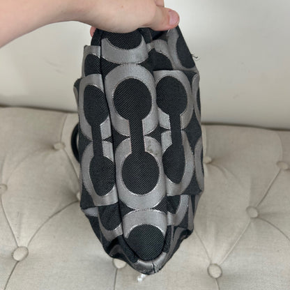 Coach Ashley Mini Op Art Grey Handbag G1176-16601