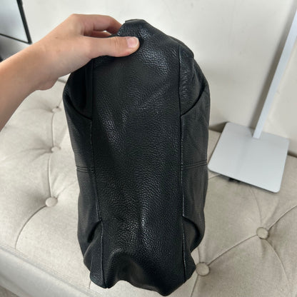 Coach Black Pebbled Leather Shoulder Bag A1376-F15064