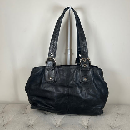 Coach Black Soho Buckle Tote 3 Compartment Shoulder Bag K0820-F13110