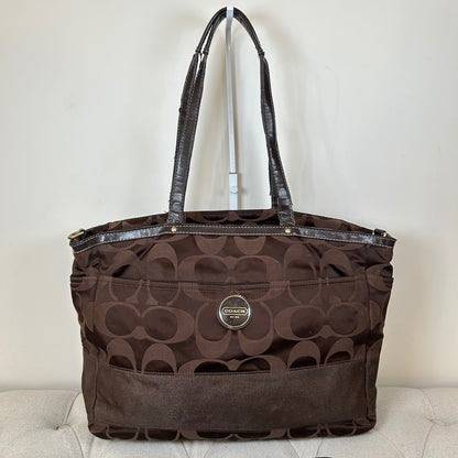 Coach Chocolate Brown Maternity Shoulder Bag H1161-F18033