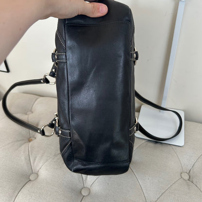 Coach Black Leather East-West Shoulder Bag D0882-F12343