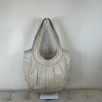 Coach White Leather Ergo Shoulder Bag B0873-12240
