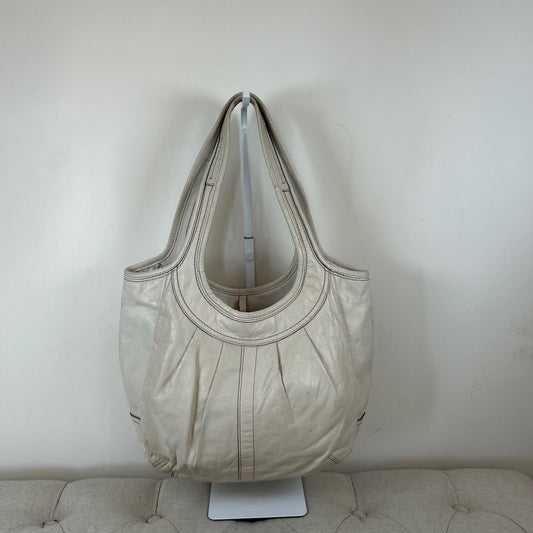 Coach White Leather Ergo Shoulder Bag B0873-12240