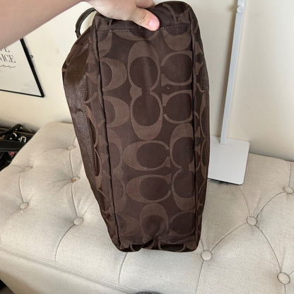 Coach Chocolate Brown Maternity Shoulder Bag H1161-F18033
