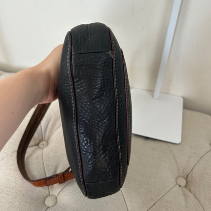 Coach Black Pebbled Leather Mini Shoulder Bag C05S-8E96