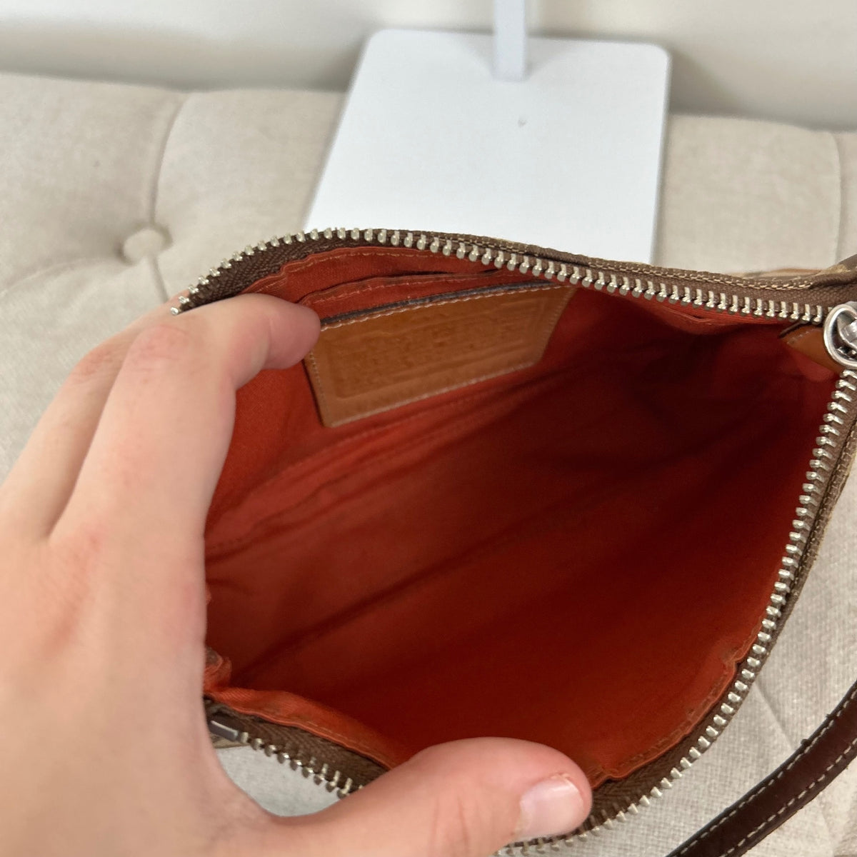 Coach Brown Demi Shoulder Bag M050-6094