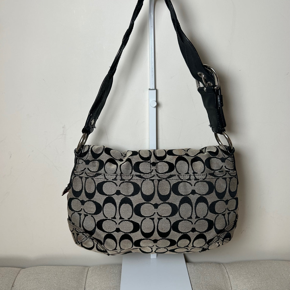 Coach Black Monogram Soho Shoulder Bag G0817-11862