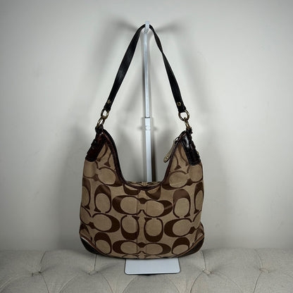Coach Brown Monogram Medium Ergo Shoulder Bag E1071-F15179