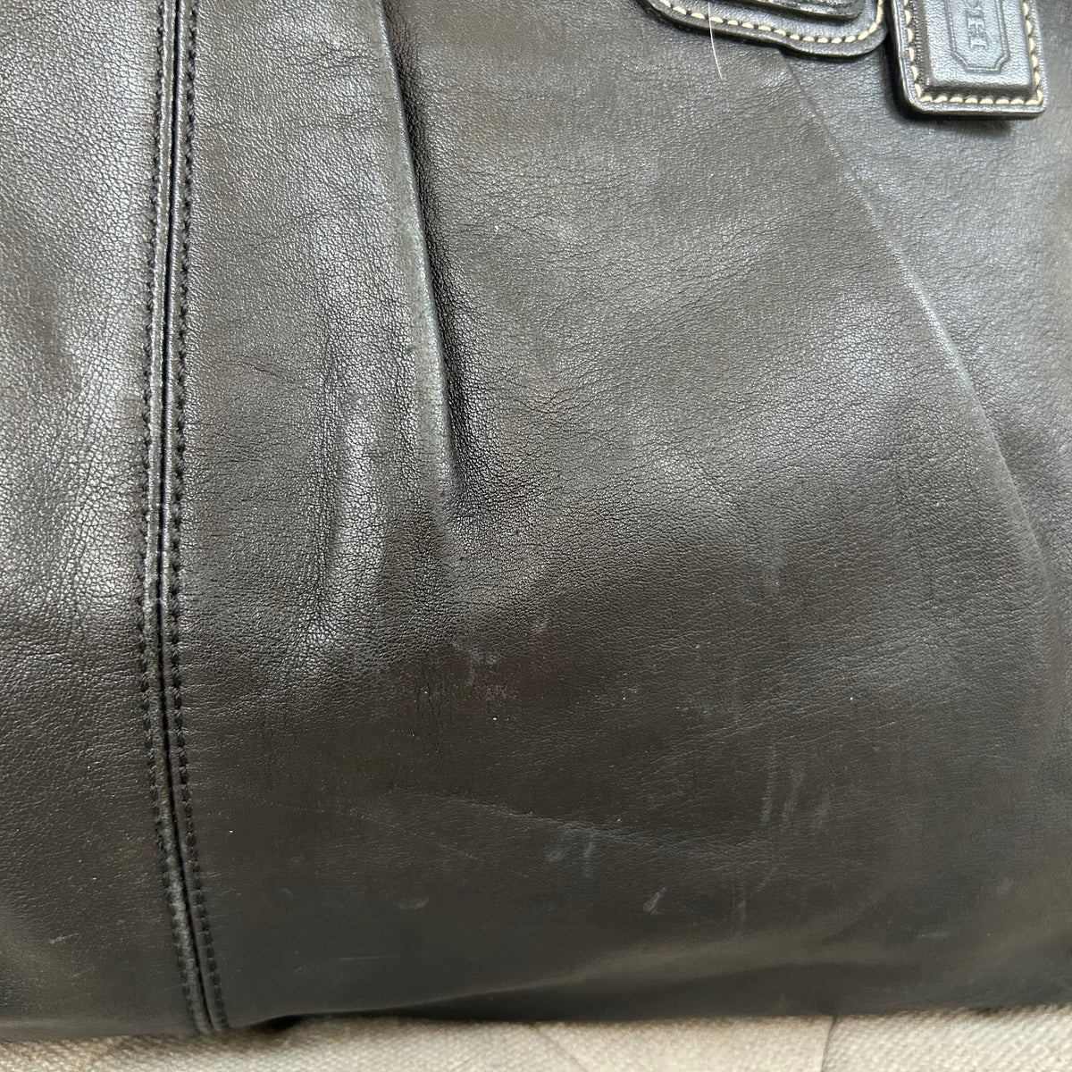Coach Black Leather Soho Tote Shoulder Bag J0972-F13733