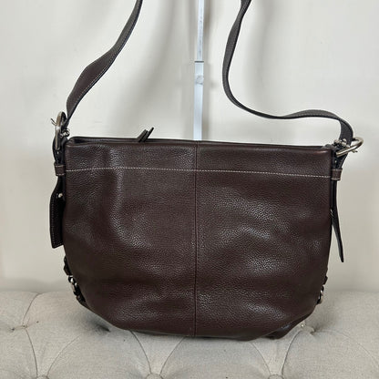 Coach Brown Pebbled Leather Convertible Shoulder Bag L1357-F15064