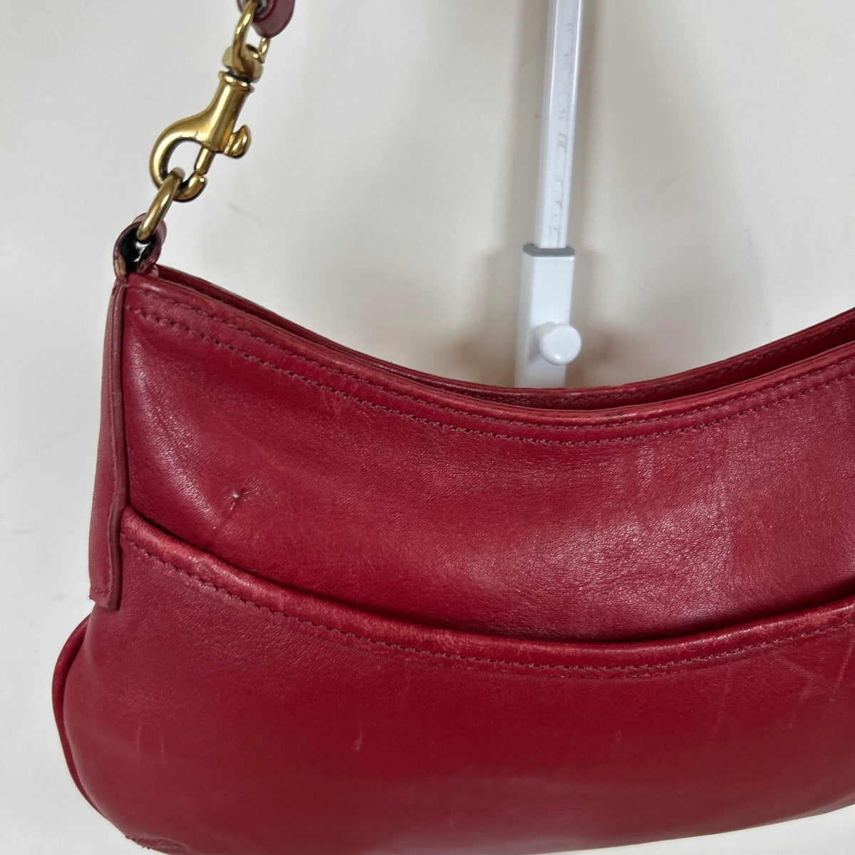 Coach Red Leather Mini Shoulder Bag C23-9295