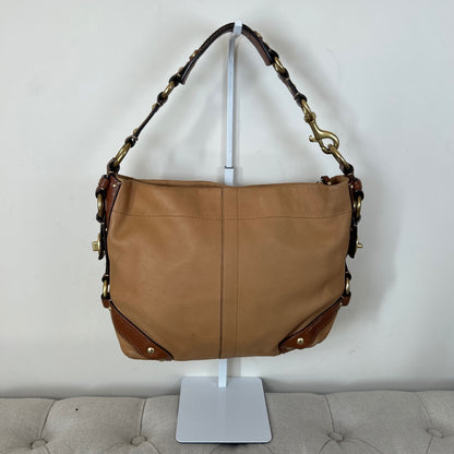 Coach Carly Tan Leather Shoulder Bag D0793-10615
