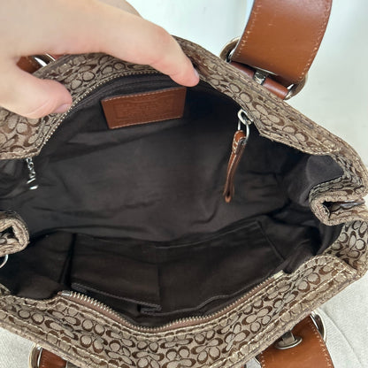 Coach Brown Monogram Soho Tote Shoulder Bag C0867-F12310