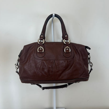 Coach Brown Leather Ashley Convertible Shoulder Bag C1182-F17130