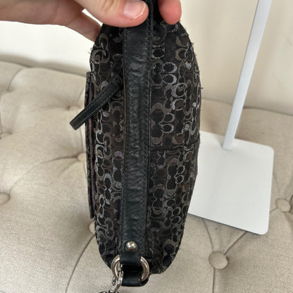 Coach Black Optic Mini Monogram Shoulder Bag G0768-40958