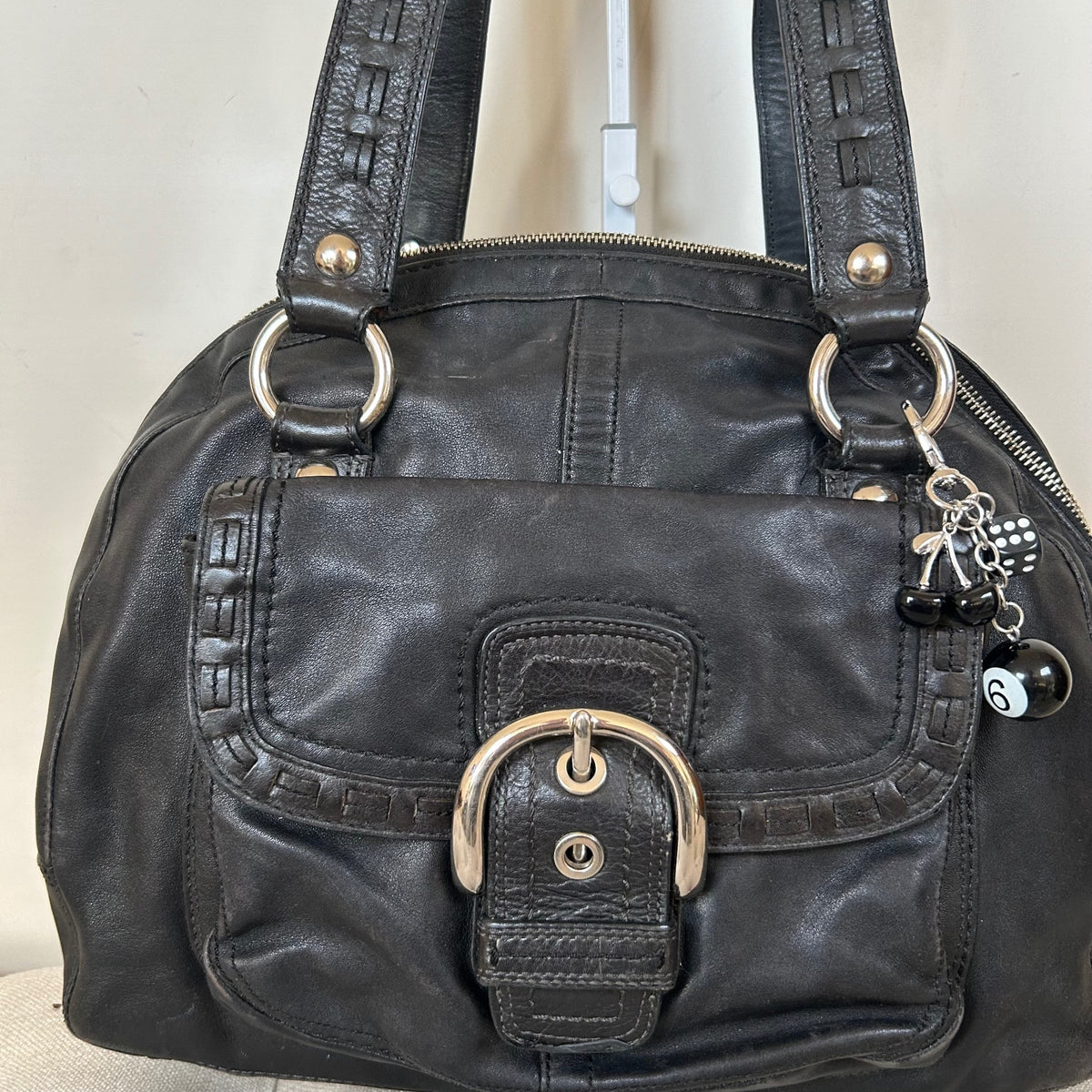 Coach Black Leather Large Soho Shoulder Bag A0993-F13111
