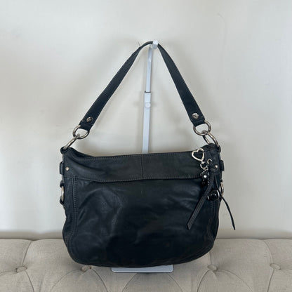 Coach Black Leather Zoe Shoulder Bag A1020-F14797