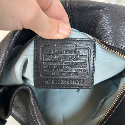 Coach Black Pebbled Leather Shoulder Bag C1069-F15170