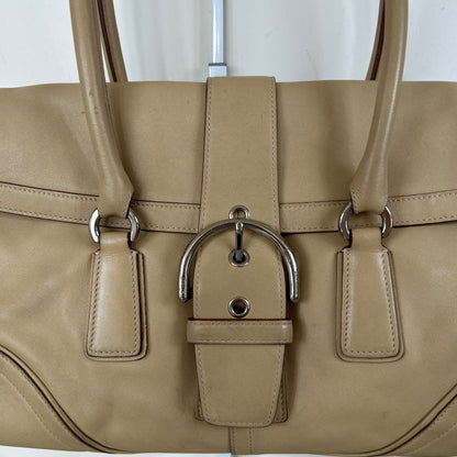 Coach Cream Beige Leather Soho Shoulder Bag M3S-9251