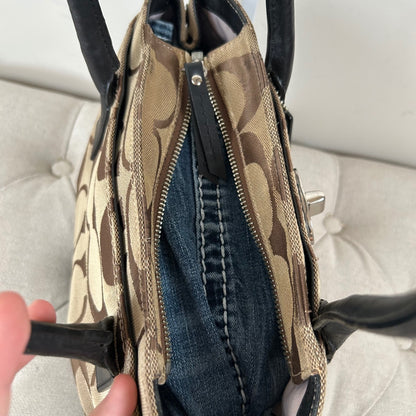Coach Madeline Brown Monogram Shoulder Bag G0982-F13571