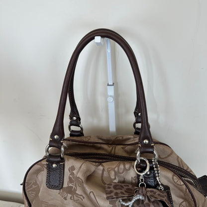 Coach Brown Horse & Carriage Shoulder Bag K0998-F14481