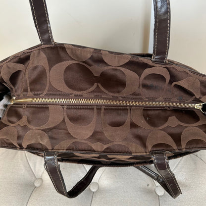 Coach Chocolate Brown Maternity Shoulder Bag H1161-F18033