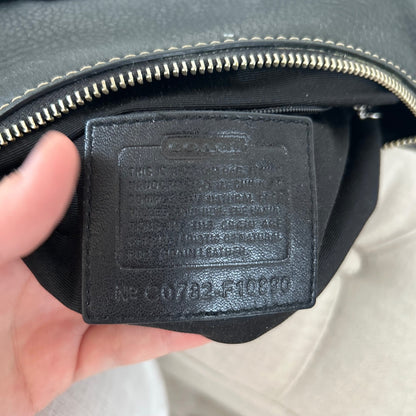 Coach Black Pebbled Leather Medium Mini Shoulder Bag C0782-F10890