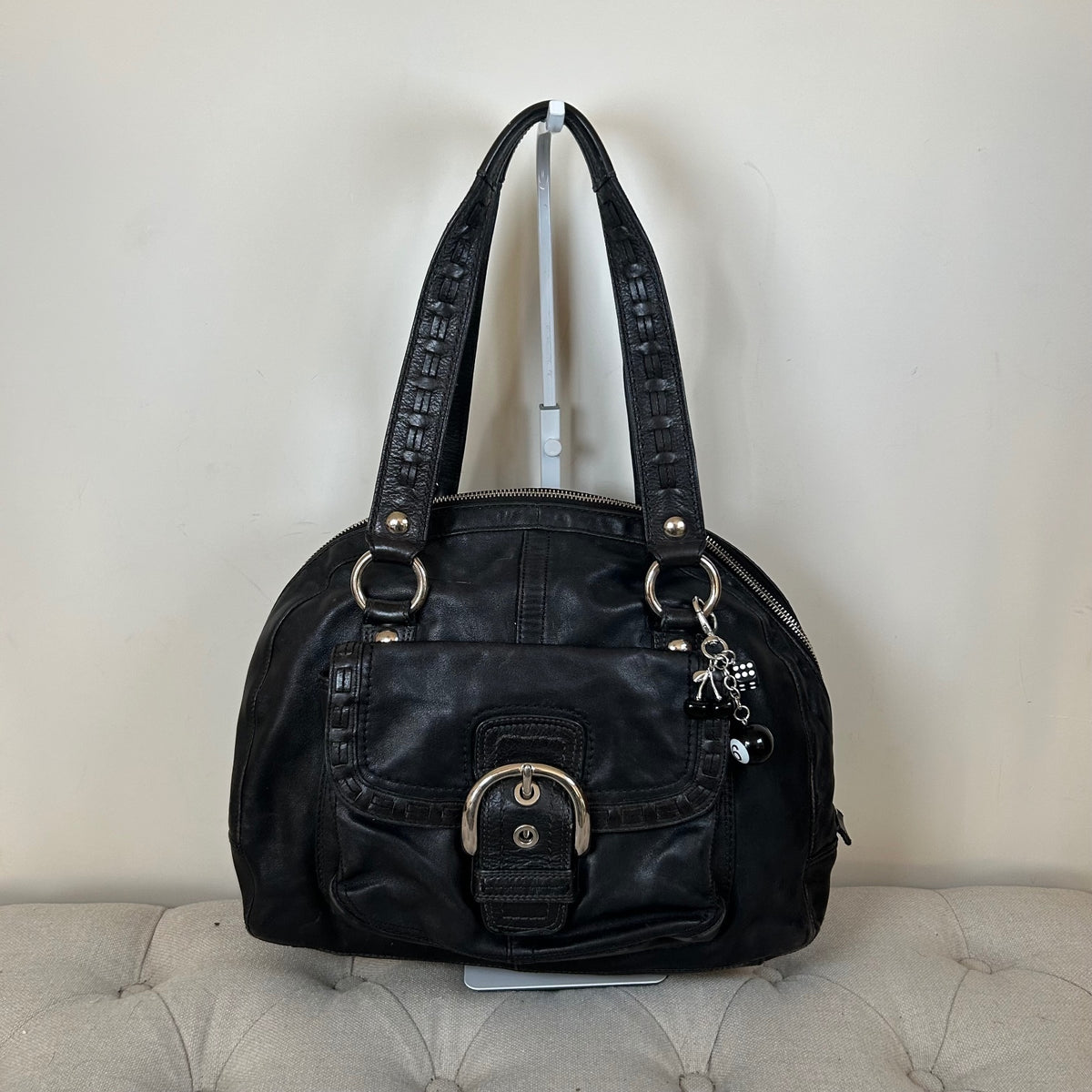 Coach Black Leather Large Soho Shoulder Bag A0993-F13111