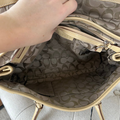 Coach Cream Beige Leather Soho Shoulder Bag M3S-9251