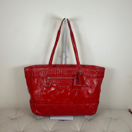 Coach Red Patent Leather Shoulder Bag G11768-18674