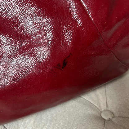 Coach Red Patent Leather 3 Compartment Shoulder Bag H1276-F19708