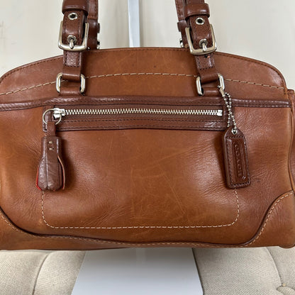 Coach Brown Leather Hampton Shoulder Bag H05S-7465