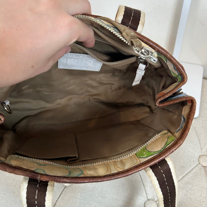 Coach Patchwork Colourful Tote Beach Bag L0649-10454