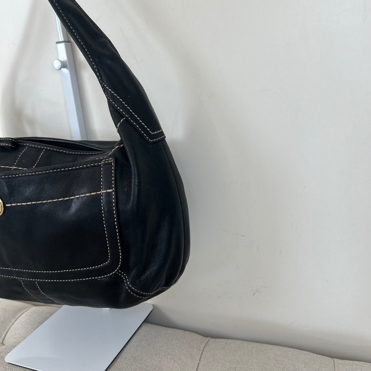 Coach Black Leather Ergo Shoulder Bag M0693-10740