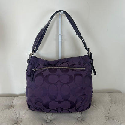 Coach Purple Monogram Crossbody Shoulder Bag G1059-F15067