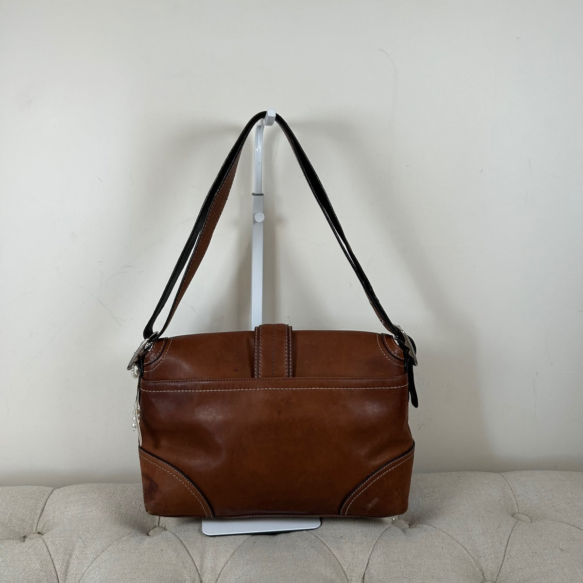 Coach Brown Leather Crossbody Shoulder Bag E0767-F11196
