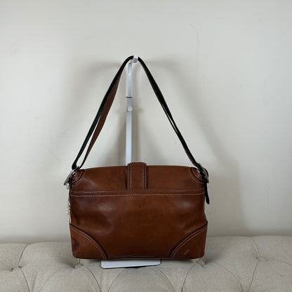 Coach Brown Leather Crossbody Shoulder Bag E0767-F11196