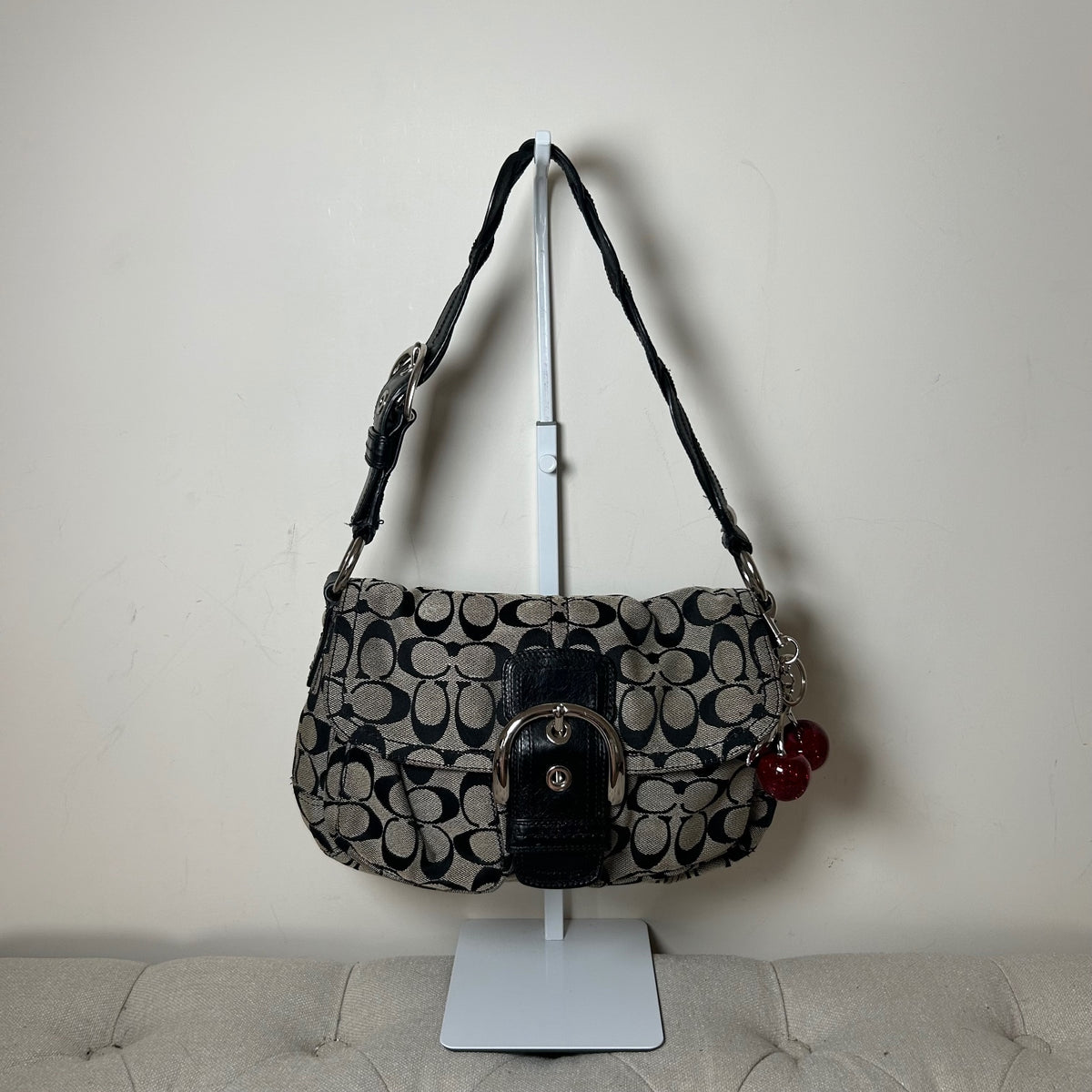 Coach Black Monogram Soho Shoulder Bag G0817-11862