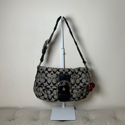 Coach Black Monogram Soho Shoulder Bag G0817-11862