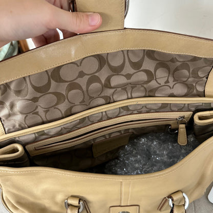 Coach Cream Beige Leather Soho Shoulder Bag M3S-9251