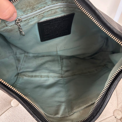 Coach Black Leather Hobo Shoulder Bag D0869-F12347