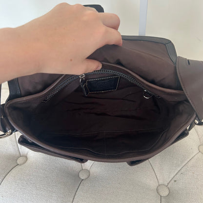Coach Soho Brown Leather 2 Compartment Shoulder Bag H05S-3653