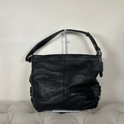 Coach Black Pebbled Leather Shoulder Bag A1376-F15064
