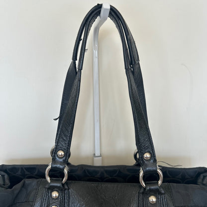 Coach Ashley Black Monogram Shoulder Bag K1060-F15510