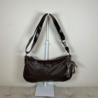 Coach Brown Leather Convertible Shoulder Bag M1220-F19729